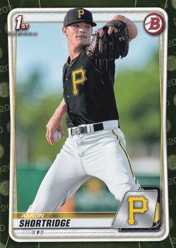 #BP-9 Aaron Shortridge - Pittsburgh Pirates - 2020 Bowman - Prospects Camo Baseball