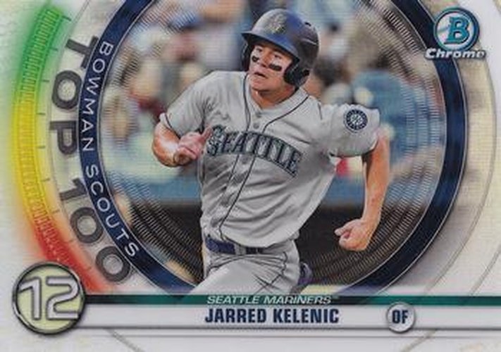 #BTP-12 Jarred Kelenic - Seattle Mariners - 2020 Bowman - Bowman Scouts Top 100 Baseball