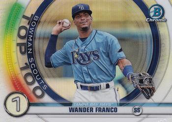#BTP-1 Wander Franco - Tampa Bay Rays - 2020 Bowman - Bowman Scouts Top 100 Baseball