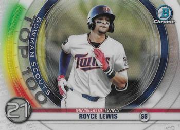 #BTP-21 Royce Lewis - Minnesota Twins - 2020 Bowman - Bowman Scouts Top 100 Baseball