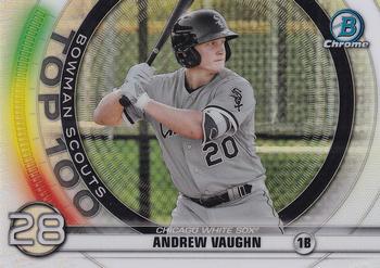#BTP-28 Andrew Vaughn - Chicago White Sox - 2020 Bowman - Bowman Scouts Top 100 Baseball