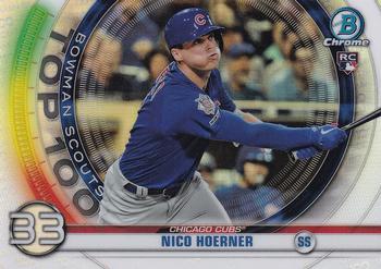 #BTP-33 Nico Hoerner - Chicago Cubs - 2020 Bowman - Bowman Scouts Top 100 Baseball