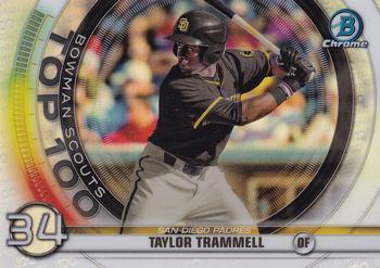 #BTP-34 Taylor Trammell - San Diego Padres - 2020 Bowman - Bowman Scouts Top 100 Baseball