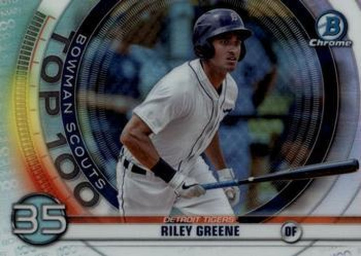 #BTP-35 Riley Greene - Detroit Tigers - 2020 Bowman - Bowman Scouts Top 100 Baseball