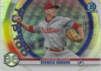 #BTP-36 Spencer Howard - Philadelphia Phillies - 2020 Bowman - Bowman Scouts Top 100 Baseball
