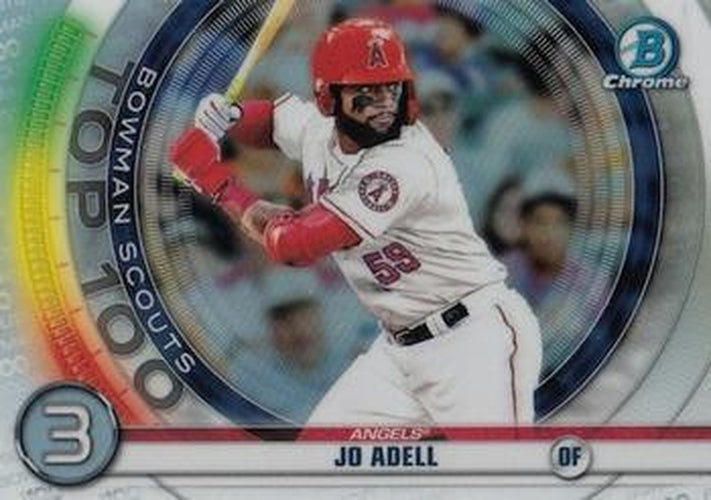 #BTP-3 Jo Adell - Los Angeles Angels - 2020 Bowman - Bowman Scouts Top 100 Baseball