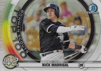 #BTP-42 Nick Madrigal - Chicago White Sox - 2020 Bowman - Bowman Scouts Top 100 Baseball