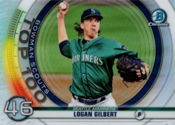 #BTP-46 Logan Gilbert - Seattle Mariners - 2020 Bowman - Bowman Scouts Top 100 Baseball