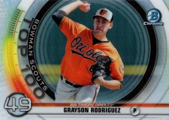 #BTP-49 Grayson Rodriguez - Baltimore Orioles - 2020 Bowman - Bowman Scouts Top 100 Baseball