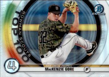 #BTP-4 MacKenzie Gore - San Diego Padres - 2020 Bowman - Bowman Scouts Top 100 Baseball