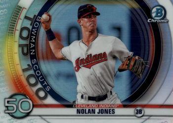 #BTP-50 Nolan Jones - Cleveland Indians - 2020 Bowman - Bowman Scouts Top 100 Baseball