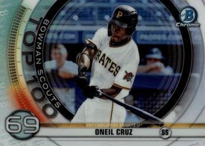 #BTP-69 Oneil Cruz - Pittsburgh Pirates - 2020 Bowman - Bowman Scouts Top 100 Baseball