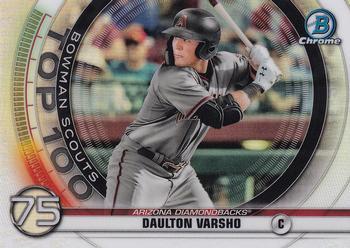 #BTP-75 Daulton Varsho - Arizona Diamondbacks - 2020 Bowman - Bowman Scouts Top 100 Baseball