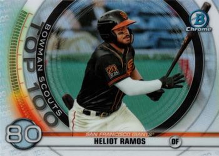 #BTP-80 Heliot Ramos - San Francisco Giants - 2020 Bowman - Bowman Scouts Top 100 Baseball