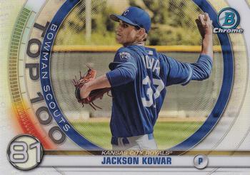 #BTP-81 Jackson Kowar - Kansas City Royals - 2020 Bowman - Bowman Scouts Top 100 Baseball