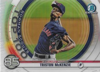 #BTP-85 Triston McKenzie - Cleveland Indians - 2020 Bowman - Bowman Scouts Top 100 Baseball