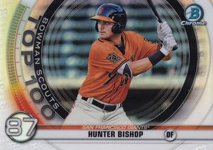 #BTP-87 Hunter Bishop - San Francisco Giants - 2020 Bowman - Bowman Scouts Top 100 Baseball