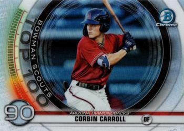#BTP-90 Corbin Carroll - Arizona Diamondbacks - 2020 Bowman - Bowman Scouts Top 100 Baseball