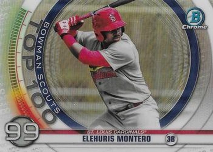 #BTP-99 Elehuris Montero - St. Louis Cardinals - 2020 Bowman - Bowman Scouts Top 100 Baseball