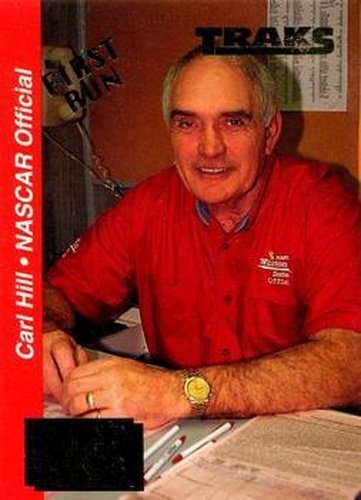 #BTS 19 Carl Hill - - 1995 Traks - Behind the Scenes First Run Racing