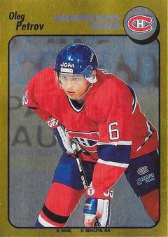 #241 Oleg Petrov - Montreal Canadiens - 1994-95 Panini Hockey Stickers