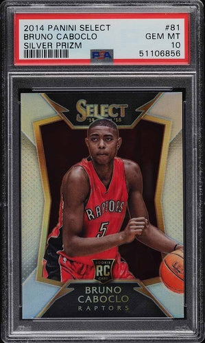 2014 PANINI SELECT SILVER PRIZM BRUNO CABOCLO #81 PSA 10 GEM MINT