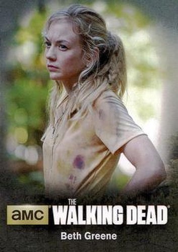 #C07 Beth Greene - 2016 Cryptozoic The Walking Dead Season 4: Part 1 - Character Bios