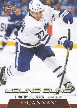 #C104 Timothy Liljegren - Toronto Maple Leafs - 2020-21 Upper Deck Canvas Hockey