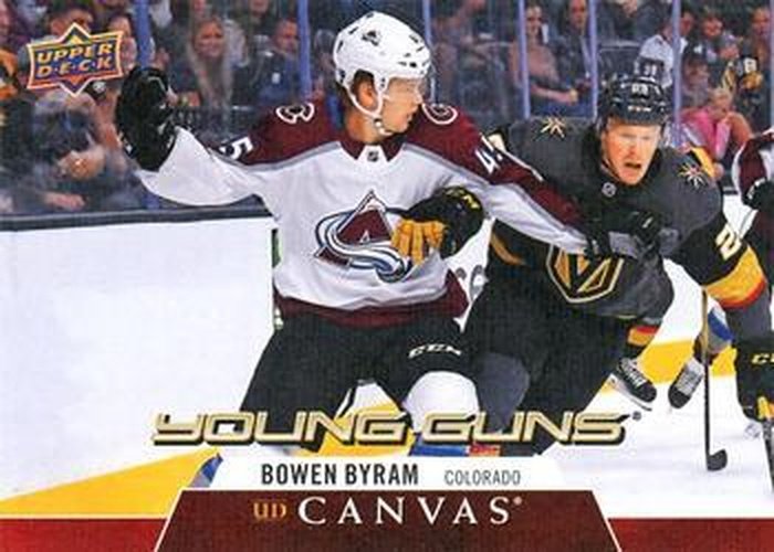 #C108 Bowen Byram - Colorado Avalanche - 2020-21 Upper Deck Canvas Hockey
