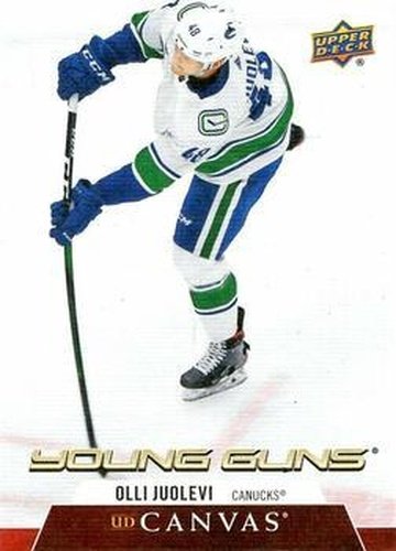 #C109 Olli Juolevi - Vancouver Canucks - 2020-21 Upper Deck Canvas Hockey