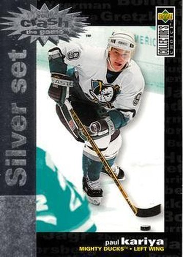#C10 Paul Kariya - Anaheim Mighty Ducks - 1995-96 Collector's Choice - You Crash the Game Silver Exchange Hockey