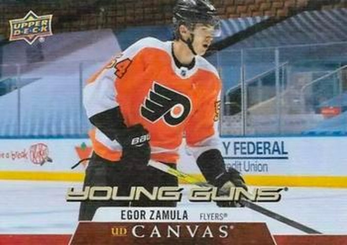 #C110 Egor Zamula - Philadelphia Flyers - 2020-21 Upper Deck Canvas Hockey