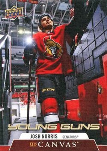 #C111 Josh Norris - Ottawa Senators - 2020-21 Upper Deck Canvas Hockey