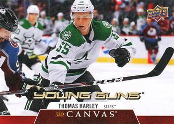 #C119 Thomas Harley - Dallas Stars - 2020-21 Upper Deck Canvas Hockey
