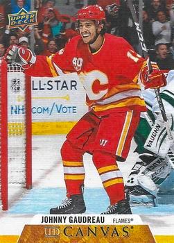 #C11 Johnny Gaudreau - Calgary Flames - 2020-21 Upper Deck Canvas Hockey