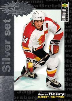 #C11 Theoren Fleury - Calgary Flames - 1995-96 Collector's Choice - You Crash the Game Silver Exchange Hockey