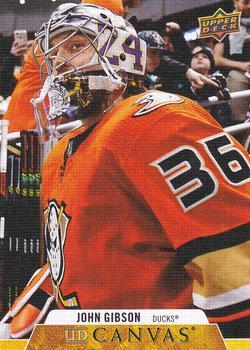 #C121 John Gibson - Anaheim Ducks - 2020-21 Upper Deck Canvas Hockey