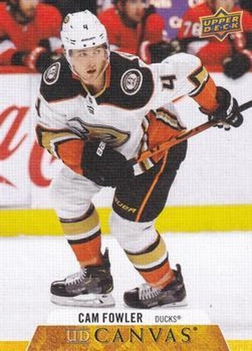 #C123 Cam Fowler - Anaheim Ducks - 2020-21 Upper Deck Canvas Hockey