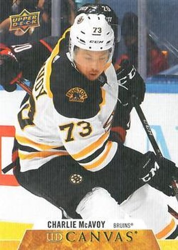 #C127 Charlie McAvoy - Boston Bruins - 2020-21 Upper Deck Canvas Hockey