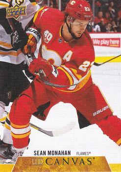 #C135 Sean Monahan - Calgary Flames - 2020-21 Upper Deck Canvas Hockey