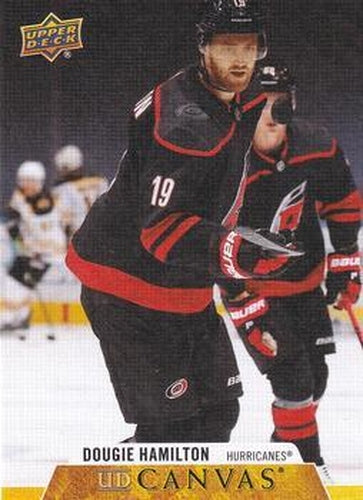 #C137 Dougie Hamilton - Carolina Hurricanes - 2020-21 Upper Deck Canvas Hockey
