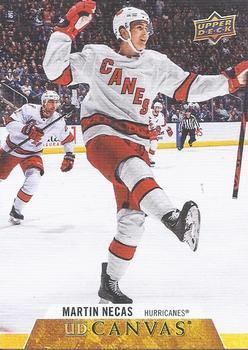 #C138 Martin Necas - Carolina Hurricanes - 2020-21 Upper Deck Canvas Hockey
