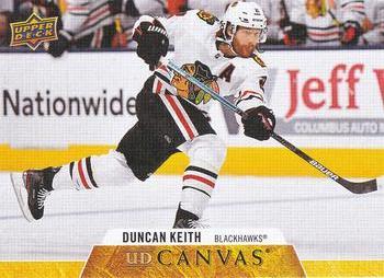 #C139 Duncan Keith - Chicago Blackhawks - 2020-21 Upper Deck Canvas Hockey