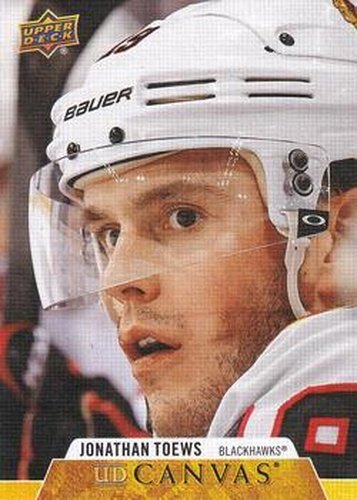 #C140 Jonathan Toews - Chicago Blackhawks - 2020-21 Upper Deck Canvas Hockey