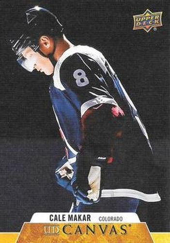 #C142 Cale Makar - Colorado Avalanche - 2020-21 Upper Deck Canvas Hockey