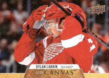 #C152 Dylan Larkin - Detroit Red Wings - 2020-21 Upper Deck Canvas Hockey
