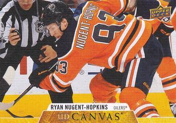 #C156 Ryan Nugent-Hopkins - Edmonton Oilers - 2020-21 Upper Deck Canvas Hockey