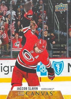 #C15 Jaccob Slavin - Carolina Hurricanes - 2020-21 Upper Deck Canvas Hockey