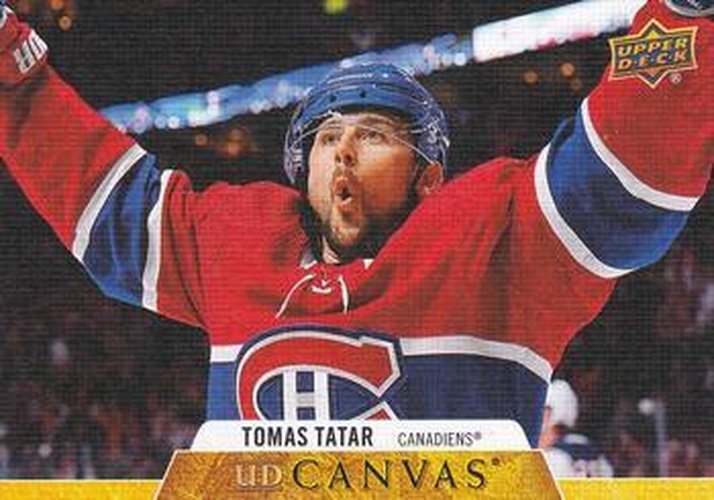 #C165 Tomas Tatar - Montreal Canadiens - 2020-21 Upper Deck Canvas Hockey