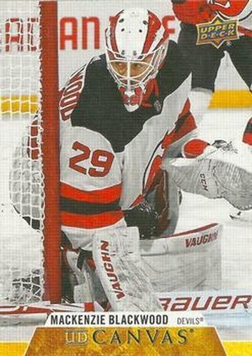#C171 Mackenzie Blackwood - New Jersey Devils - 2020-21 Upper Deck Canvas Hockey